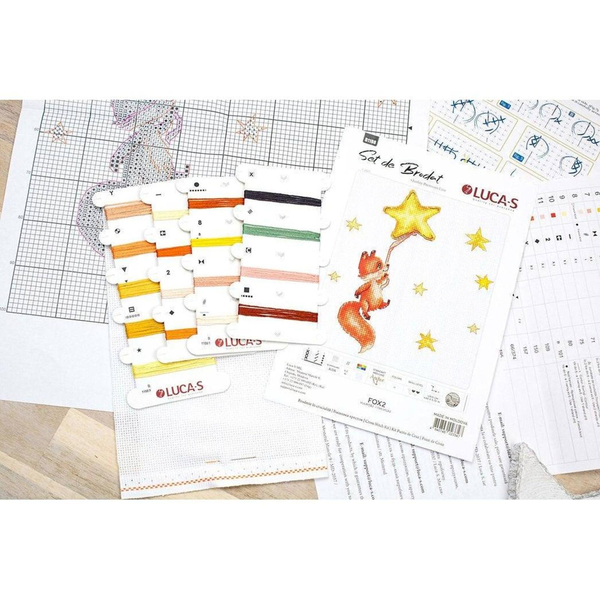 Luca-s Fox 2 Counted Cross Stitch Kit